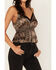 Image #3 - Shyanne Women's Southwestern Print Lace Cami Top, , hi-res