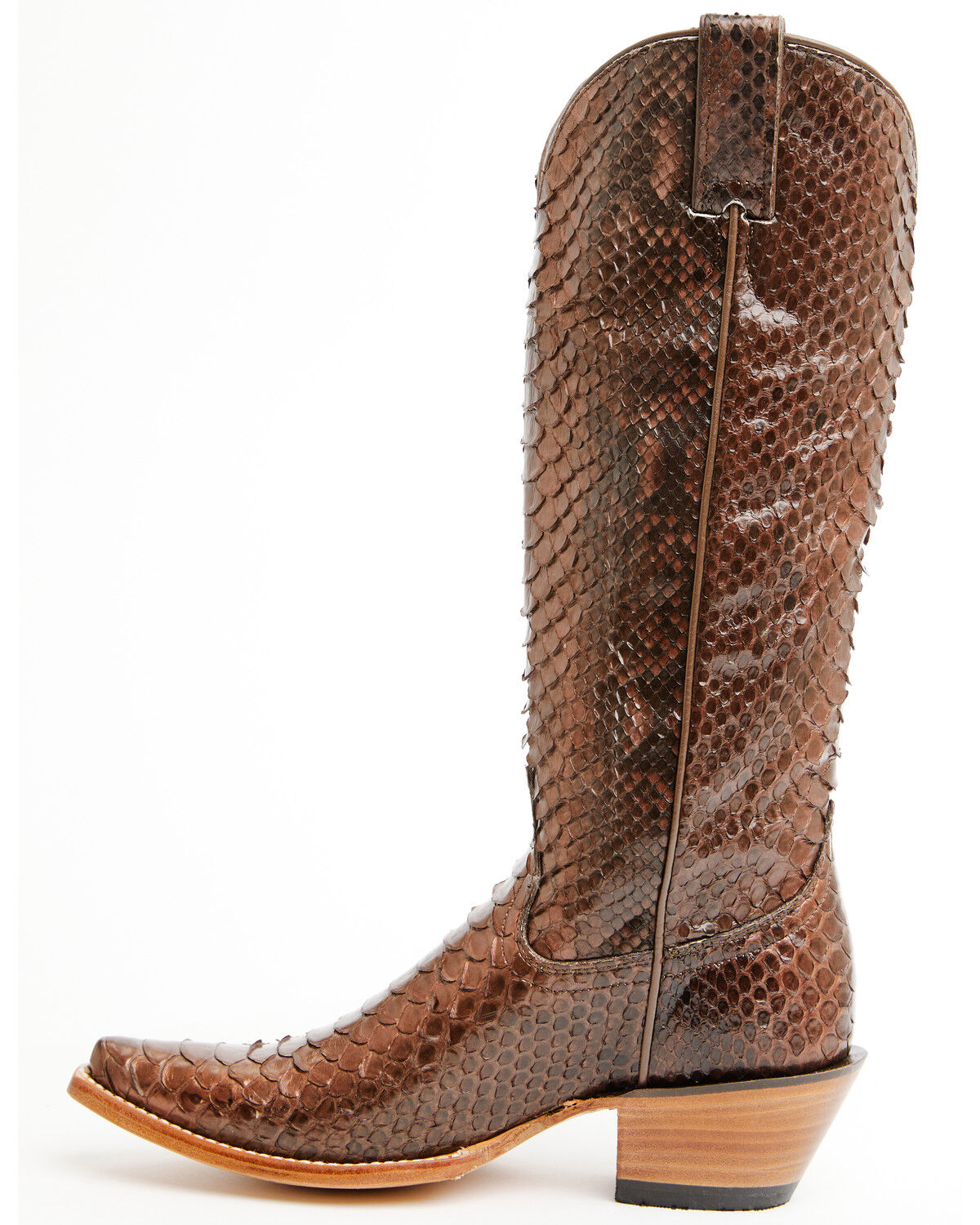 Image #3 - Idyllwind Women's Slay Exotic Python Tall Western Boots - Snip Toe, Brandy Brown, hi-res