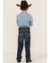 Cody James Youth Boys' Clive Dark Wash Stretch Slim Bootcut Jeans, Blue, hi-res