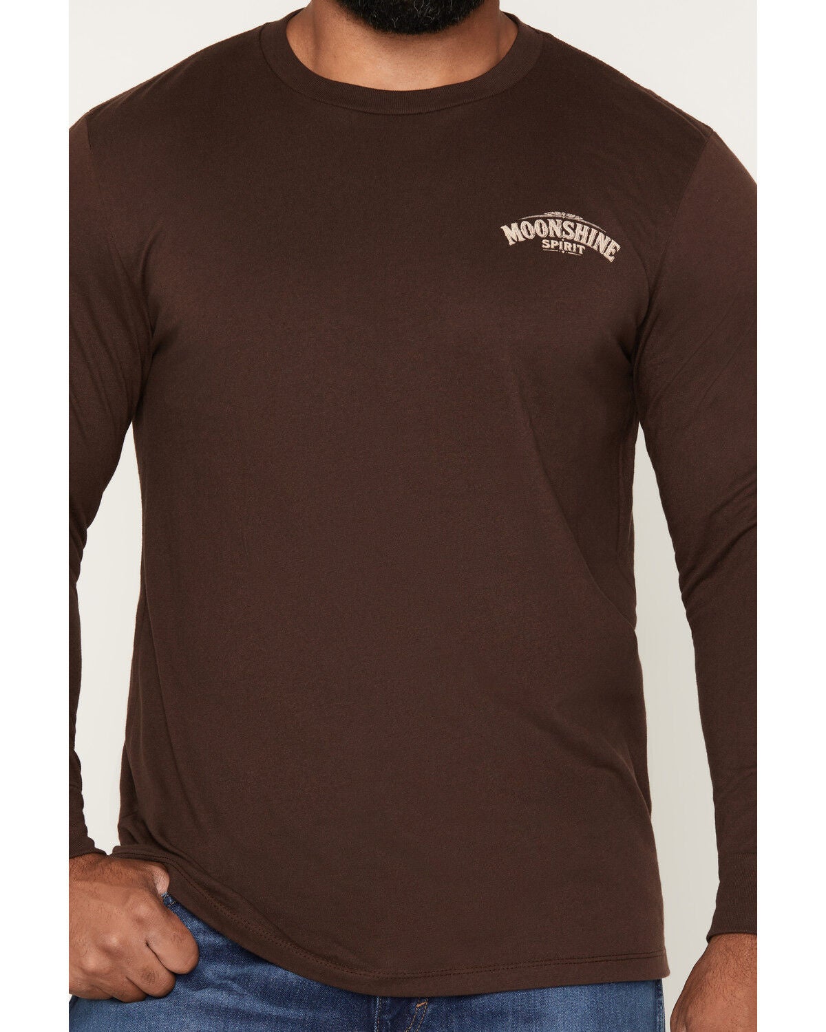 Image #4 - Moonshine Spirit&reg;&nbsp;Men's Moonshine Still Long Sleeve Graphic T-Shirt, Brown, hi-res