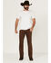 Image #1 - Cody James Men's Canyon Slim Straight Stretch Denim Jeans, Dark Brown, hi-res
