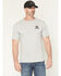 Image #2 - Troll Co Men's Haggler Short Sleeve Graphic T-Shirt, Heather Grey, hi-res