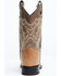 Cody James Boys' Colton Western Boots - Broad Square Toe, Bronze, hi-res