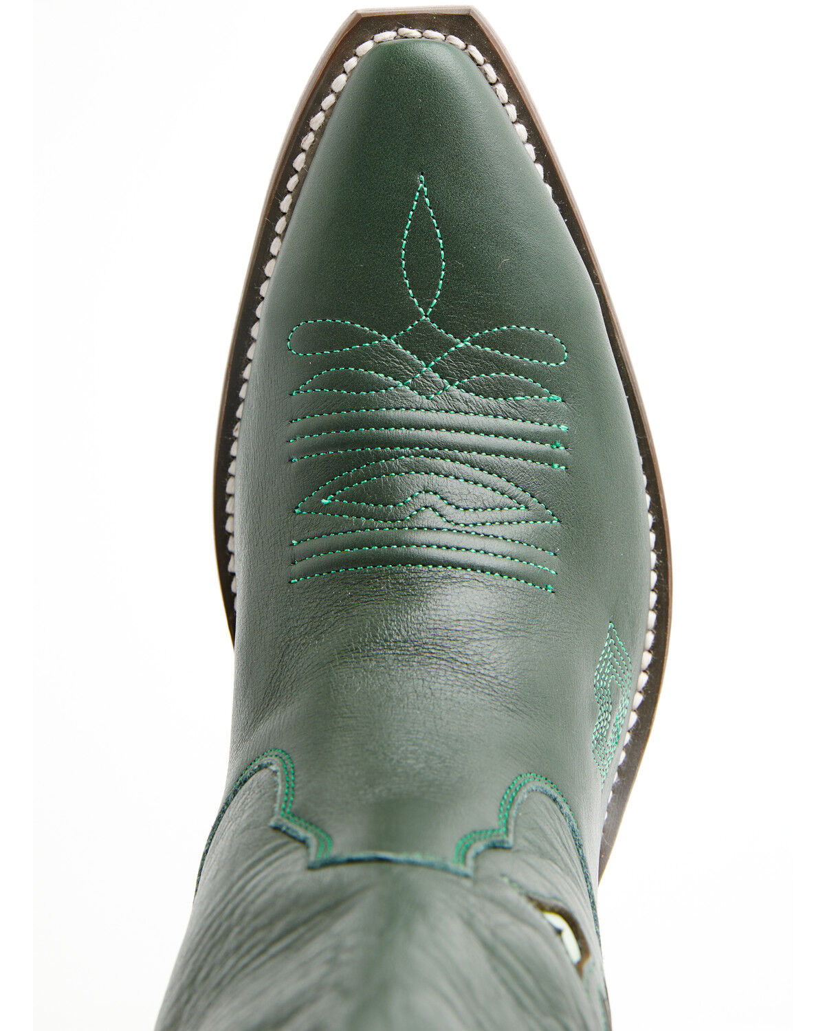 Image #6 - Besita Women's The Sunny Inlay Tall Western Boots - Snip Toe, Green, hi-res