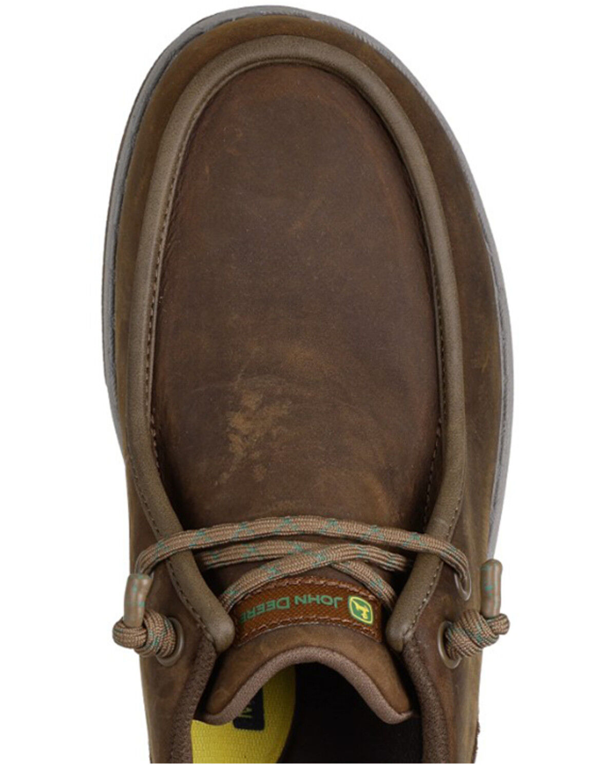 Image #4 - Skechers x John Deere Men's Relaxed Fit Melson 2.0 Slip-On Shoes - Moc Toe, Distressed Brown, hi-res