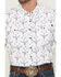 Image #3 - Rock & Roll Denim Men's TEK Steer Skull Short Sleeve Snap Stretch Western Shirt, White, hi-res