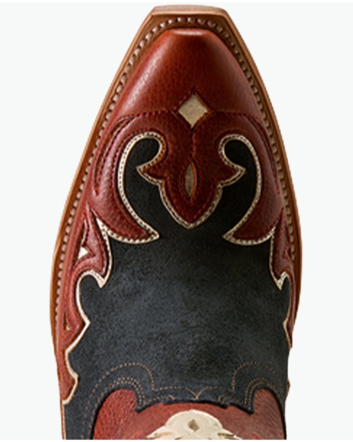 Image #4 - Ariat Women's Juanita Western Booties - Snip Toe, Red, hi-res