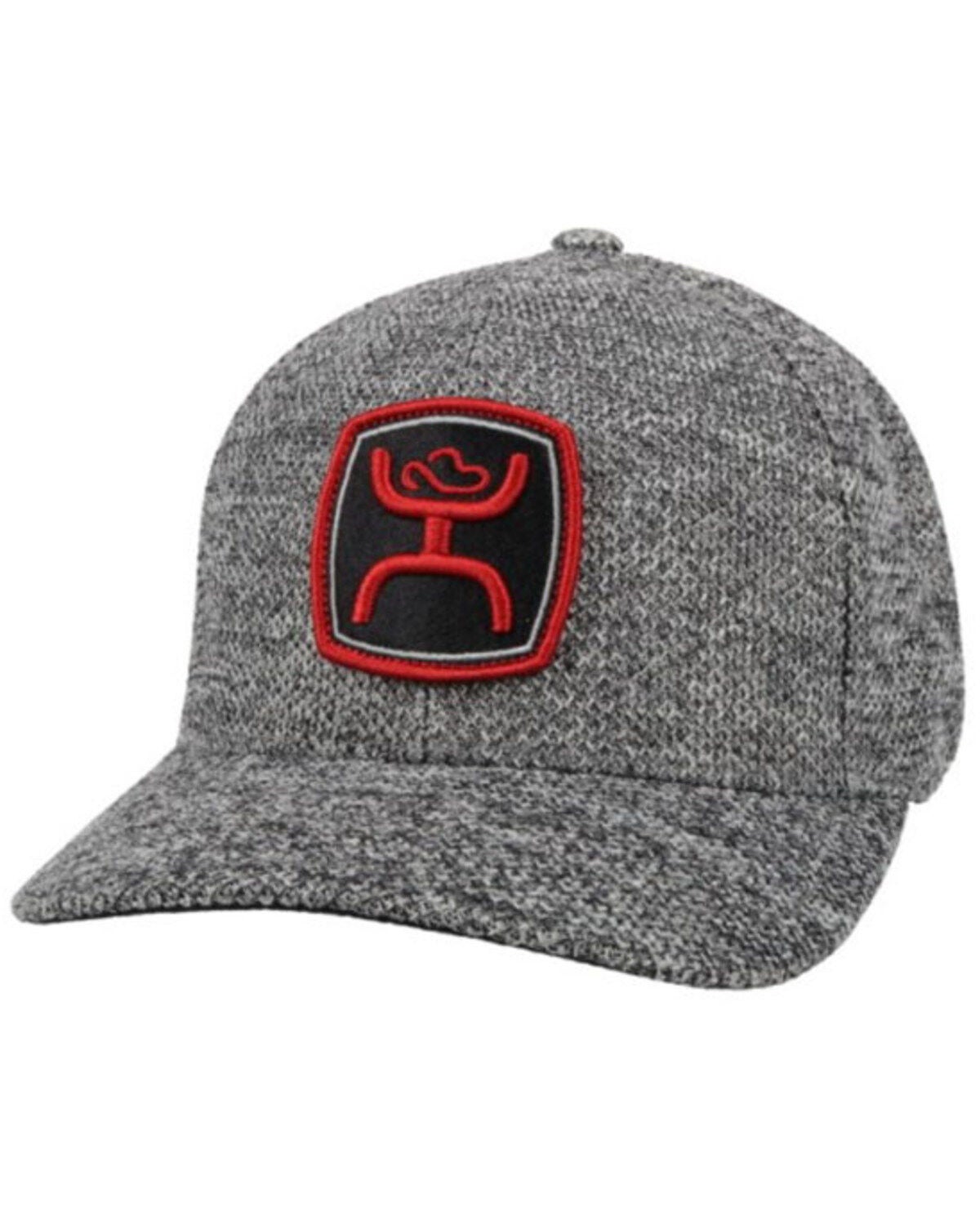 Hooey Men's Gray Zenith Embroidered Logo Trucker Cap, Grey, hi-res