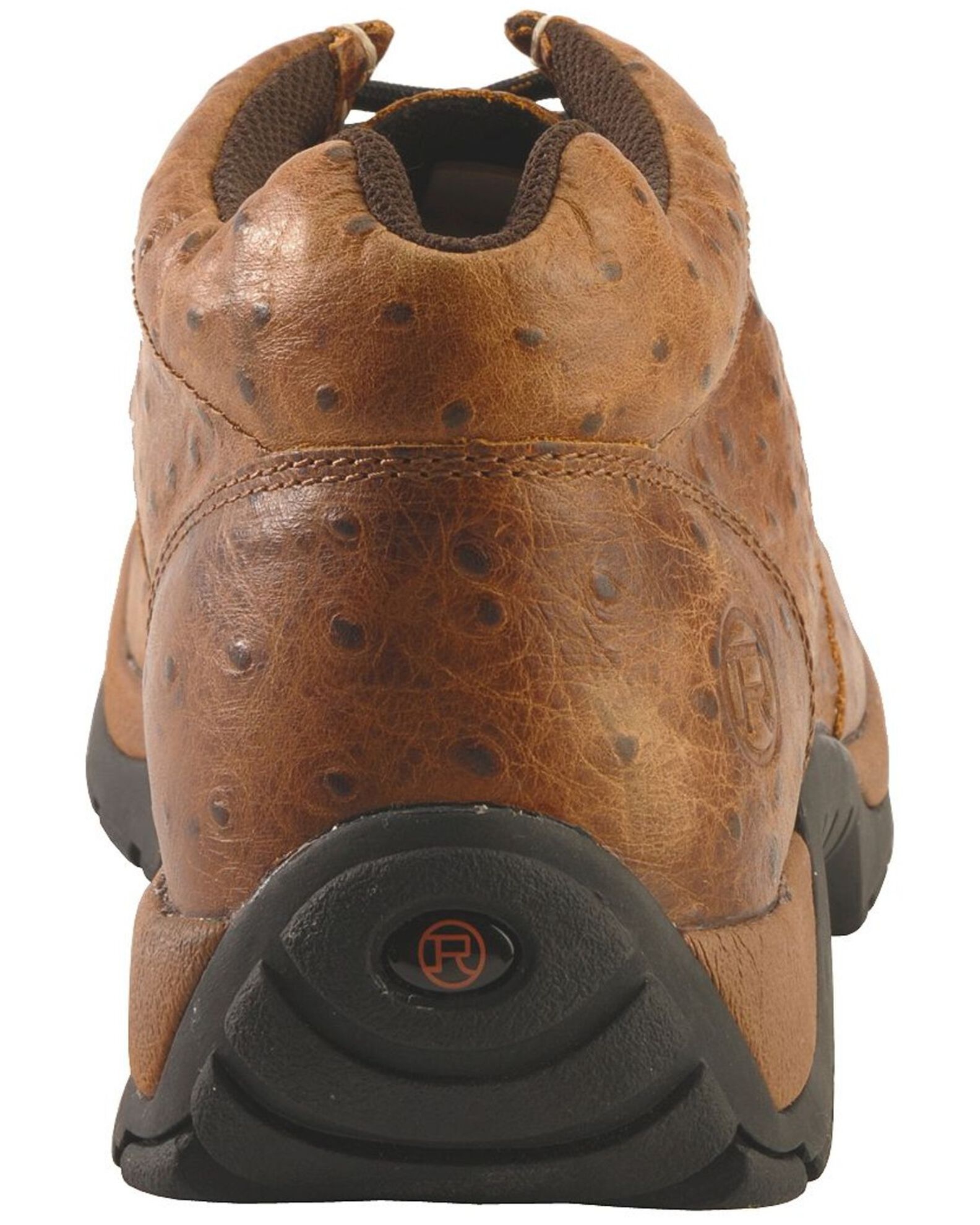 Image #7 - Roper Men's Ostrich Print Chukka Casual Boots, Brown, hi-res