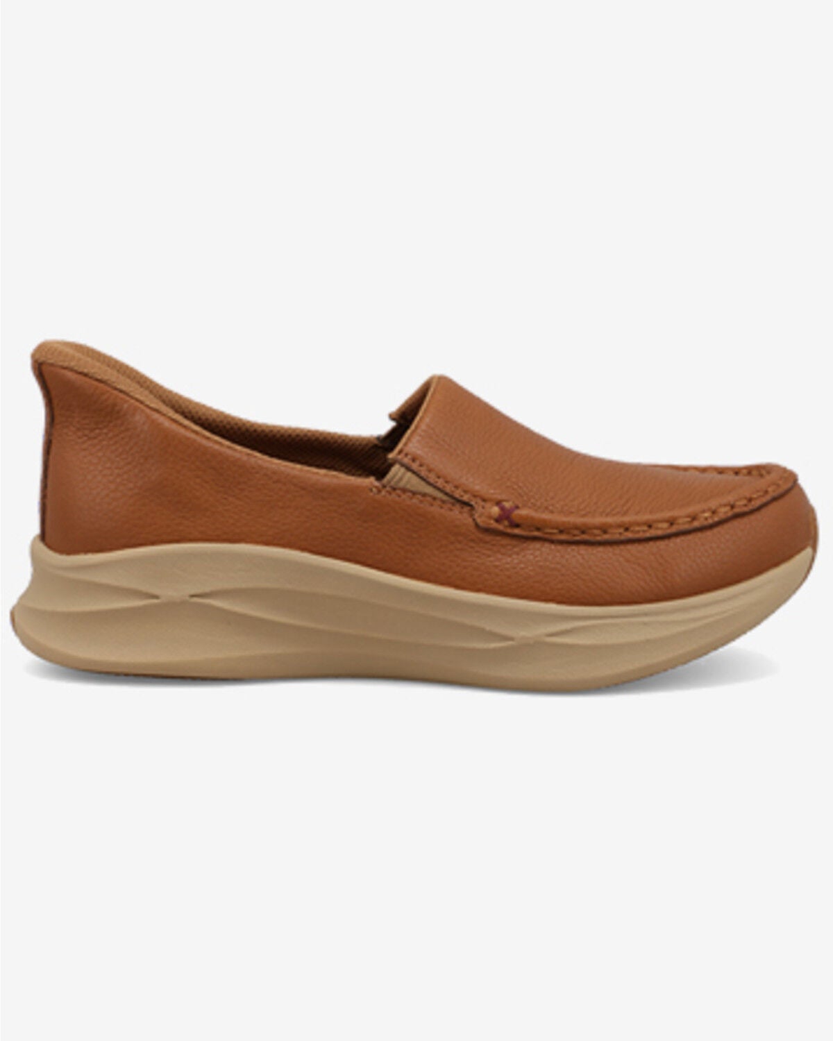 Image #2 - Twisted X Women's EZ On&trade; Feather X&trade; Slip-On Casual Shoes - Moc Toe, Brown, hi-res