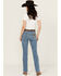 Image #3 - Wrangler Retro Women's Ember Medium Wash High Rise Bailey Bootcut Stretch Denim Jeans, Medium Wash, hi-res