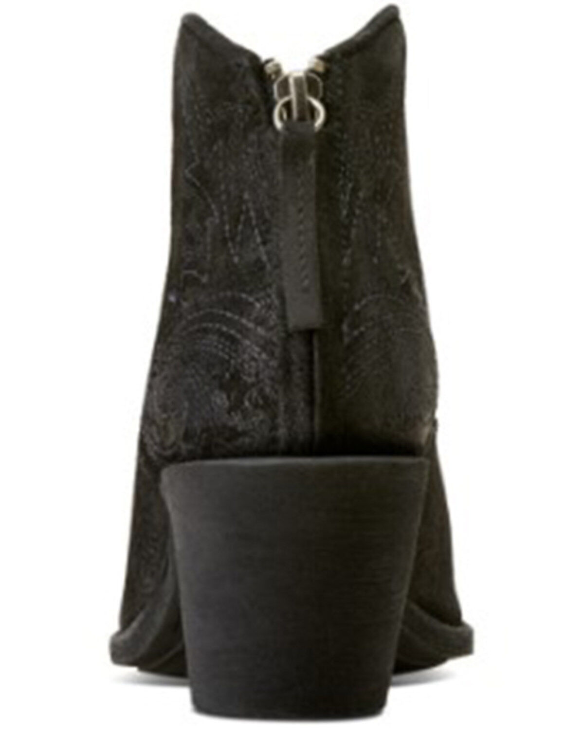 Image #3 - Ariat Women's Layla Distressed Booties - Snip Toe, Black, hi-res