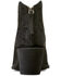Image #3 - Ariat Women's Layla Distressed Booties - Snip Toe, Black, hi-res