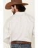 Resistol Men's White Rice Geo Print Long Sleeve Western Shirt , White, hi-res
