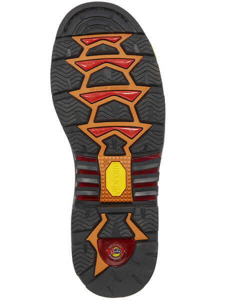 Image #6 - Justin Men's Chestnut Warhawk Waterproof Work Boots - Composite Toe, , hi-res