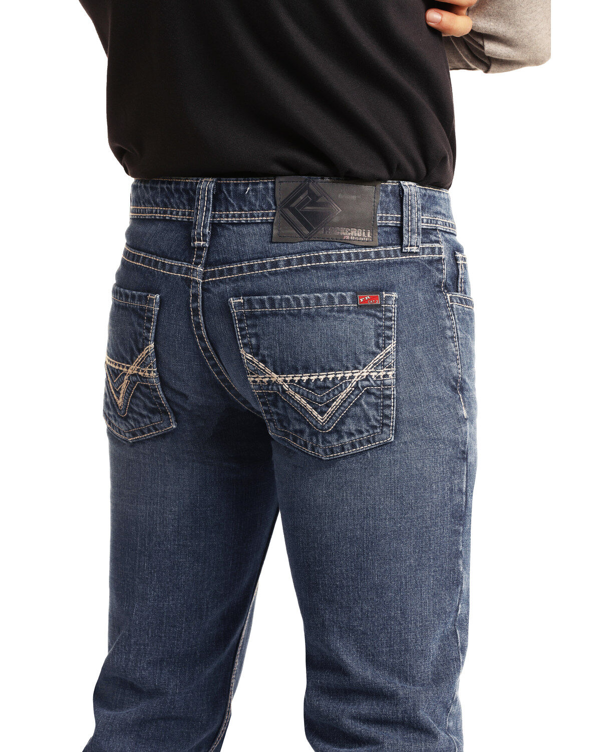 Image #4 - Rock & Roll Denim Men's FR Pistol Light Classic Straight Work Jeans , , hi-res