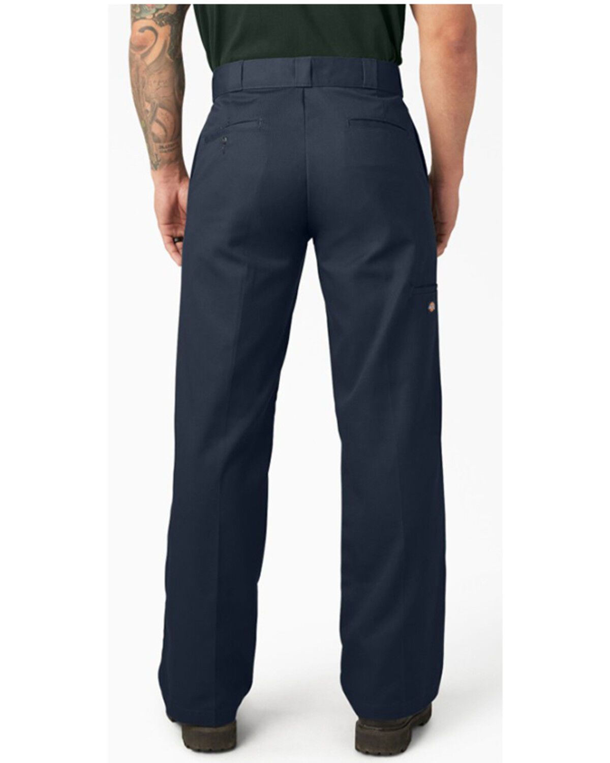 Image #2 - Dickies Men's Double Knee Twill Loose Fit Straight Work Pants, Navy, hi-res