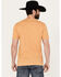 Image #4 - Wrangler Men's Boot Barn Exclusive Americana Logo Short Sleeve Graphic T-Shirt, Tan, hi-res