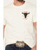 Image #4 - Riot Society Men's No Bull Short Sleeve Graphic T-Shirt, Natural, hi-res