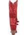 Image #5 - Dingo Women's Buck Wild Suede Tall Western Boots - Round Toe, Red, hi-res