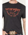 Image #3 - Wrangler Men's Boot Barn Exclusive Spirit of the West Short Sleeve Graphic T-Shirt, Black, hi-res