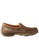 Image #2 - Twisted X Women's Tooled Slip-On Driving Moc Shoes - Moc Toe, Brown, hi-res