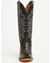 Image #4 - Tanner Mark Women's Caiman Print Tall Western Boots - Square Toe, Black, hi-res