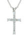 Image #2 - Montana Silversmiths Radiant Faith Cross Necklace, Silver, hi-res