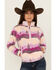Image #1 - Cruel Girl Girls' Desert Fleece Pullover, Light Purple, hi-res