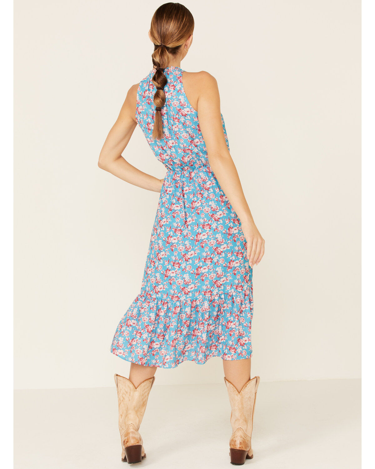 Image #3 - Stetson Women's Floral Prairie Sleeveless Midi Dress, Multi, hi-res
