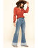 Lee Women's Canyon Fade Flare Jeans , Blue, hi-res