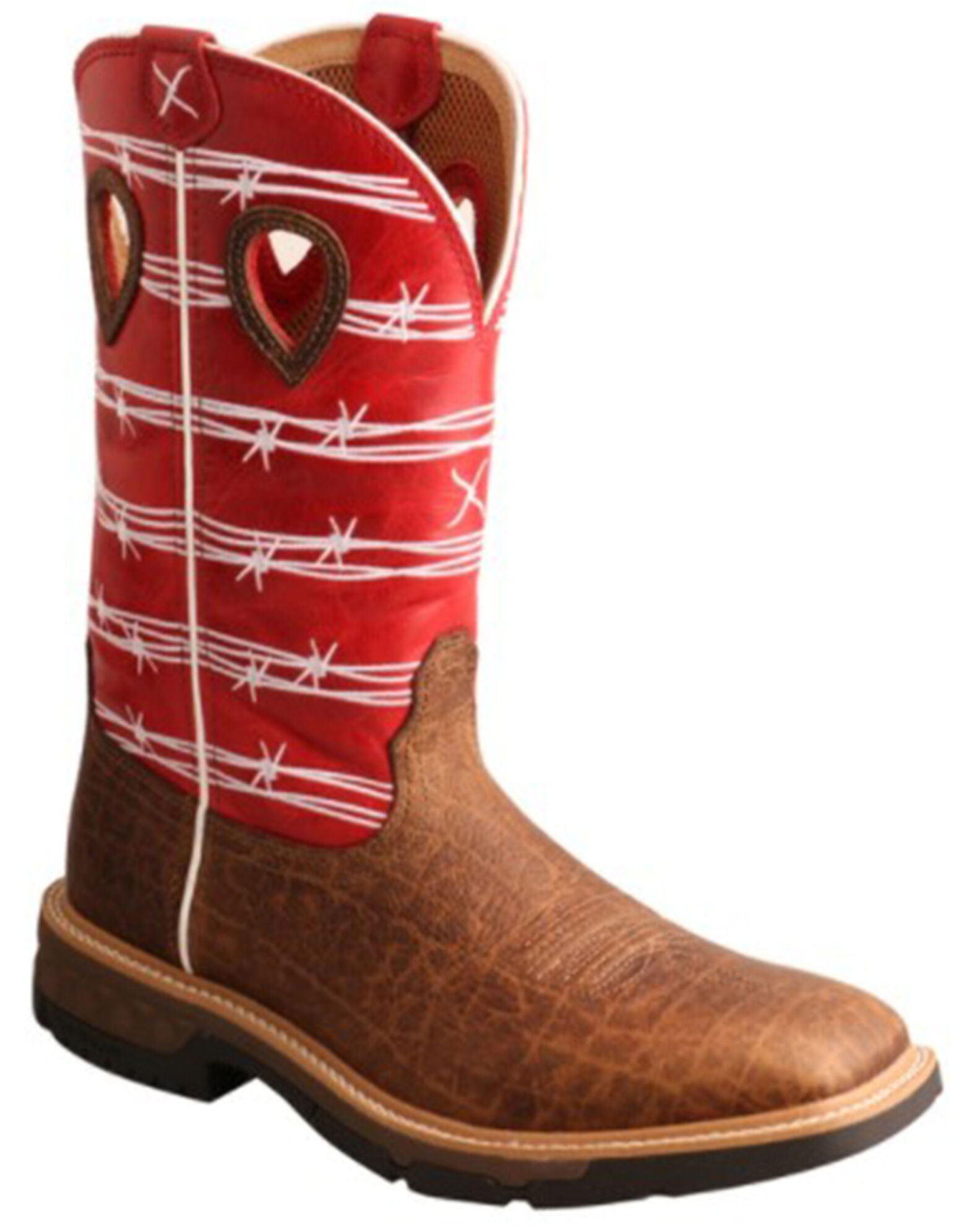 Twisted X Men s Barbed Wire Western Boots Broad Square Toe Boot Barn