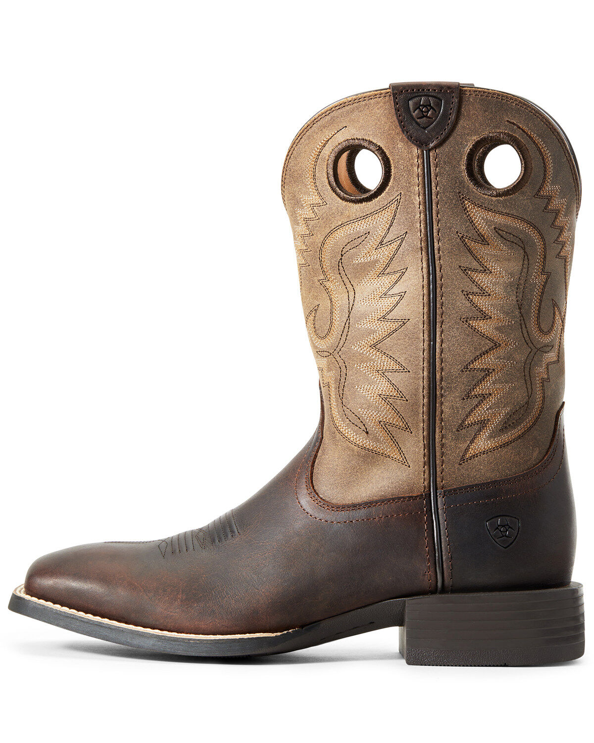 Image #2 - Ariat Men's Sport Ranger Barley Western Performance Boots - Broad Square Toe, , hi-res