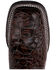 Image #6 - Ferrini Men's Kai Performance Western Boots - Broad Square Toe, Chocolate, hi-res