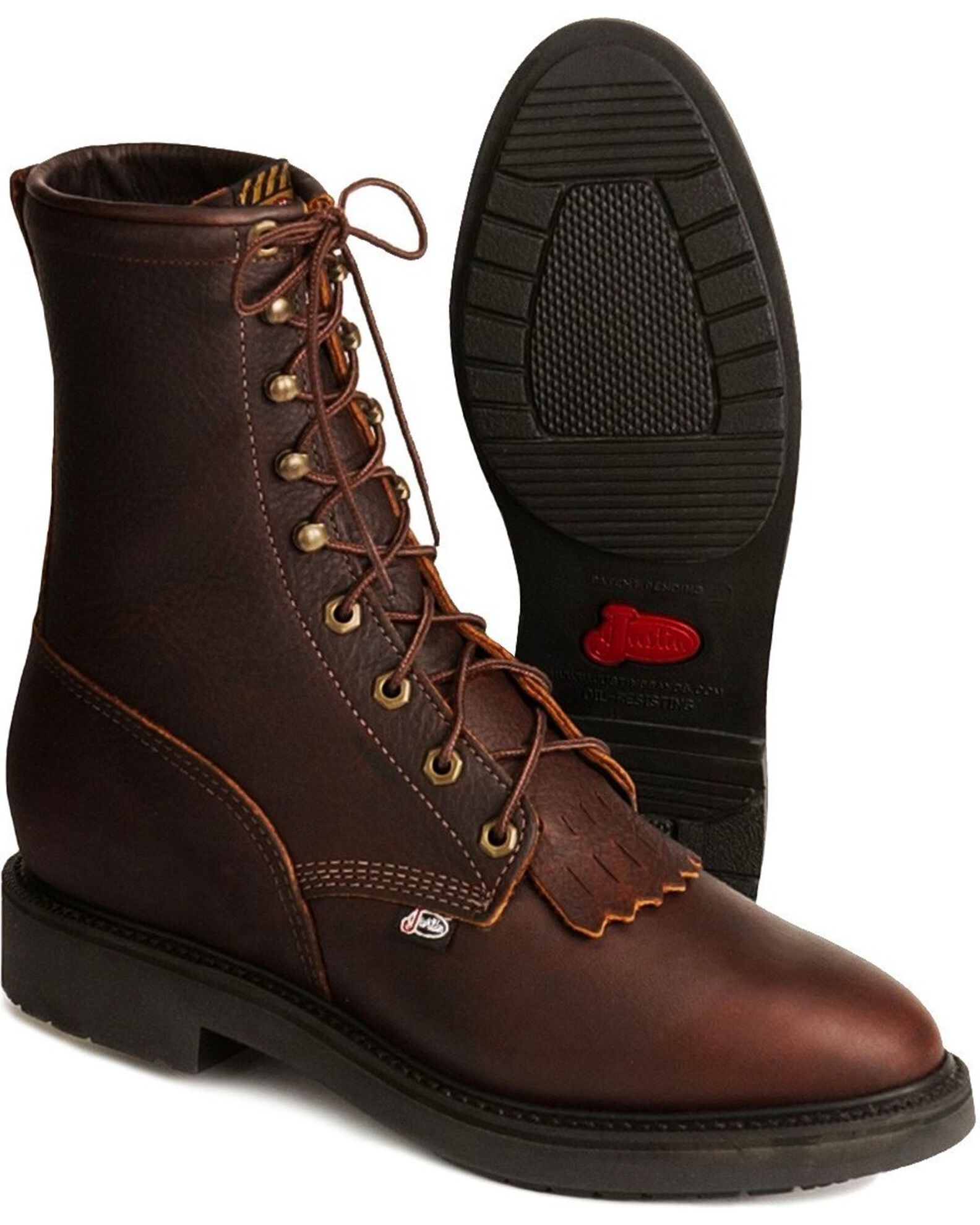 Justin conductor steel toe online