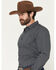 Image #2 - Gibson Trading Co Men's Moonflower Floral Geo Print Long Sleeve Button-Down Western Shirt, Black, hi-res