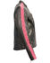 Image #2 - Milwaukee Leather Women's Crinkle Arm Lightweight Racer Leather Jacket, Pink/black, hi-res