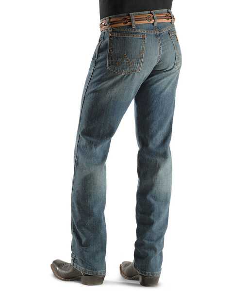 Image #1 - Wrangler Retro Men's Rocky Top Medium Wash Slim Straight Jeans, , hi-res