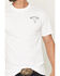 Image #4 - Cowboy Hardware Men's Mess With The Bull Short Sleeve Graphic T-Shirt, White, hi-res