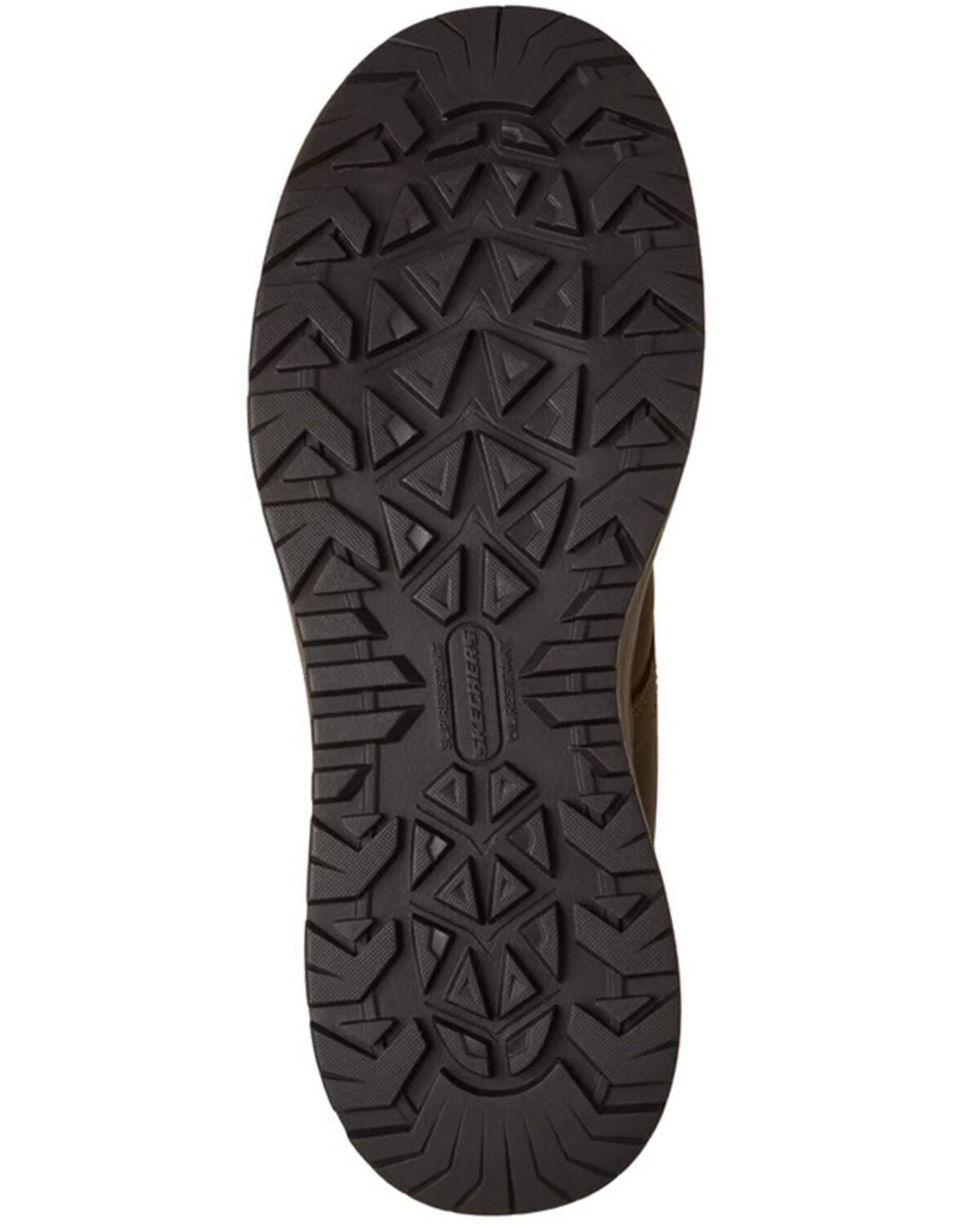 Image #4 - Skechers Men's Cliff Lace-Up Work Boots - Composite Toe, Brown, hi-res