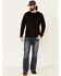 Image #2 - North River Men's Brown Moleskin Crew Long Sleeve T-Shirt, Brown, hi-res