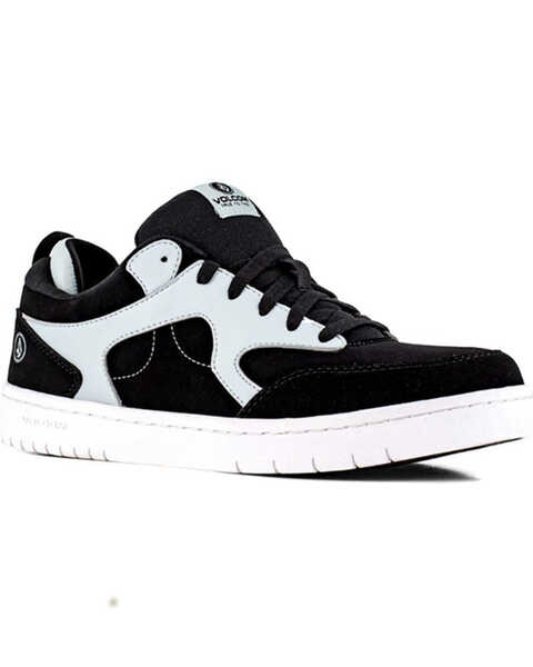 Volcom Men's Vitals Skate Inspired Work Shoes - Composite Toe, Black/grey, hi-res