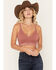 Image #1 - Fornia Women's Lace Brami, Mauve, hi-res