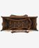 Image #3 - Wrangler Women's Sherpa Southwestern Print Canvas Crossbody Tote, Brown, hi-res