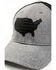 Image #2 - Howitzer Men's USA Patch Ball Cap, Heather Grey, hi-res
