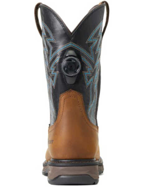 Image #3 - Ariat Men's WorkHog® XT Boa Western Work Boot - Composite Toe, Brown, hi-res