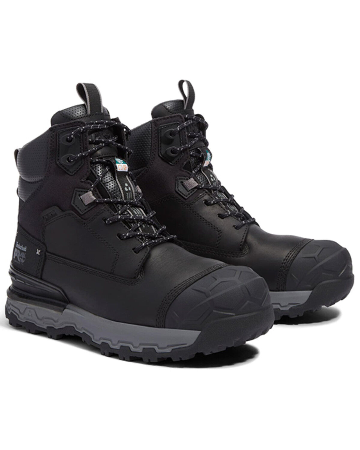 Image #1 - Timberland PRO Men's 6" Boondock Ultralight CSA Waterproof Work Boots - Composite Toe, Black, hi-res