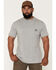 Image #1 - Brunt Workwear Men's Martin Pocket Short Sleeve Work T-Shirt, Heather Grey, hi-res