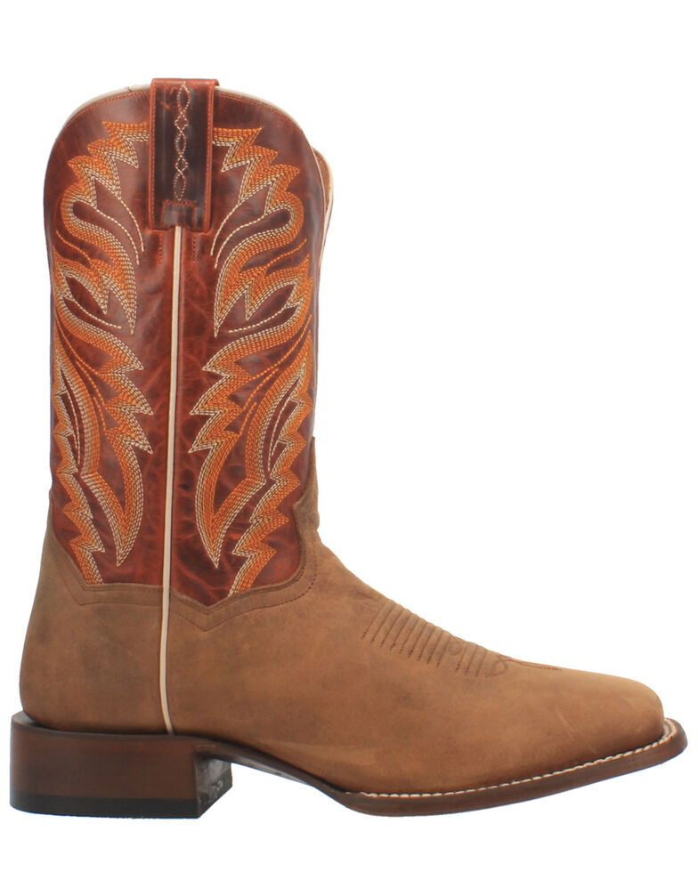 Dan Post Men's Tan Western Boots Wide Square Toe Boot Barn