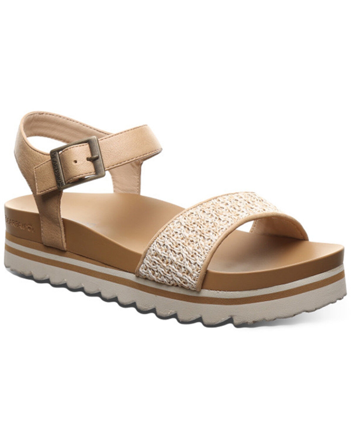 Image #1 - Bearpaw Women's Orion Sandals, Natural, hi-res